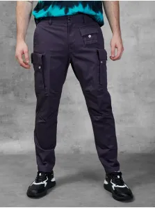 Voľnočasové nohavice pre mužov Diesel - tmavomodrá