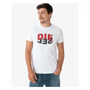 Bílé pánské tričko Diesel Diegos #597308