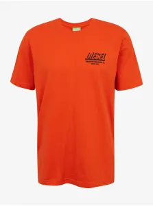 Oranžové pánske tričko Diesel Just