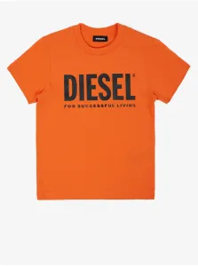 Diesel Tričko detské Oranžová #631364