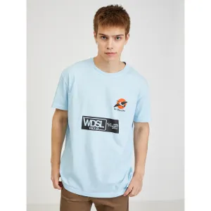 Light Blue Men's T-Shirt Diesel - Men #5016533