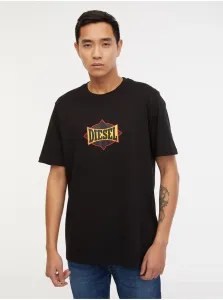 Men's Black T-Shirt Diesel T-Just - Men's