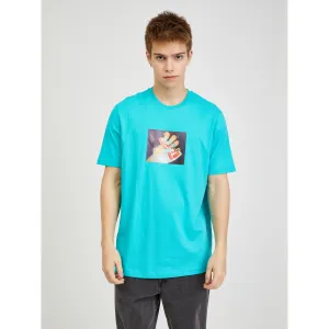 Turquoise Men's T-Shirt Diesel - Men #5116601