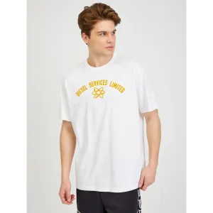 White Men's T-Shirt Diesel - Men #5116935