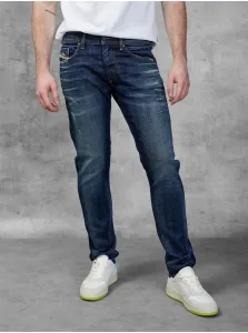 Dark Blue Men's Straight Fit Jeans Diesel - Men #4167629