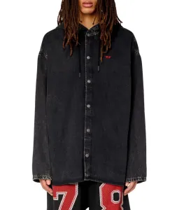 Košeľa Diesel D-Dewny-Hood Shirt Čierna L