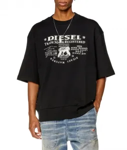 Mikina Diesel S-Cooling-L2 Sweat-Shirt Čierna L