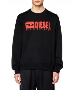 Mikina Diesel S-Ginn-L8 Sweat-Shirt Čierna Xxl