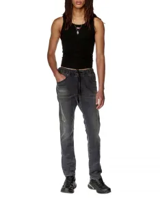 Džínsy Diesel E-Krooley Jogg Sweat Jeans Čierna 34
