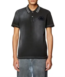 Polokošeľa Diesel T-Smid Polo Shirt Čierna L