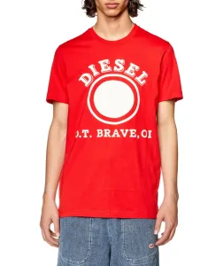 Tričko Diesel T-Diegor-K64 T-Shirt Červená Xl