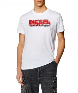 Tričko Diesel T-Diegor-K70 T-Shirt Biela M