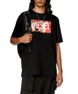 Tričko Diesel T-Just-L13 T-Shirt Čierna L