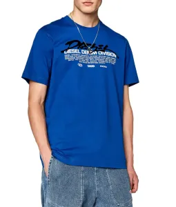 Tričko Diesel T-Just-L3 T-Shirt Modrá Xl