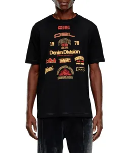 Tričko Diesel T-Just-N14 T-Shirt Čierna Xl