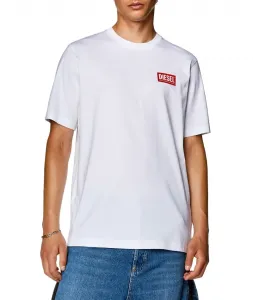 Tričko Diesel T-Just-Nlabel T-Shirt Biela Xl
