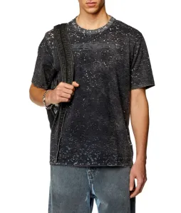 Tričko Diesel T-Just-Slits-N15 T-Shirt Čierna M