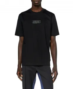 Tričko Diesel T-Must-Slits-N T-Shirt Čierna L