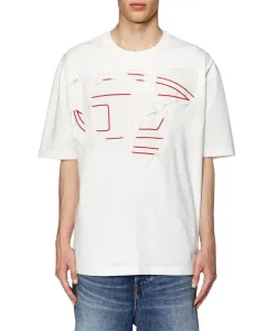 Tričko Diesel T-Strapoval T-Shirt Biela Xl