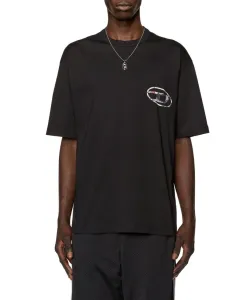 Tričko Diesel T-Wash-L6 T-Shirt Čierna S