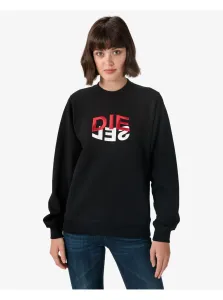 Women's Black Sweatshirt Diesel F-Ang - Women