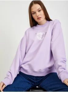 Light Purple Women's Oversize Sweatshirt Diesel Felpa - Women #599019