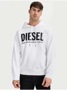 Mikina Diesel S-Gir-Hood-Division-Logo Sweat-Shirt Biela Xl