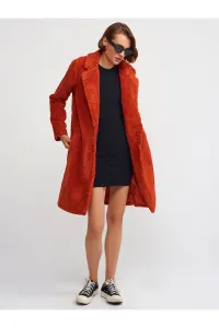 Dilvin 6760 Plush Coat-Y.Orange #7871867
