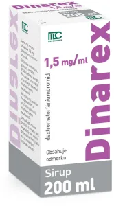 Dinarex 1,5 mg/ml sirup sir (fľ.skl.hnedá s Al viečkom+odmer.lyž.) 1x200 ml