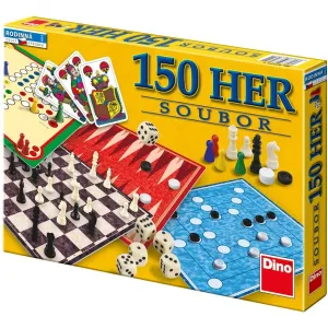 Súbor hier 150 spoločenská hra v krabici 33x23x3,5cm