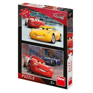 DINO - Walt Disney Cars 3: Pretekári 2x77 dielikov