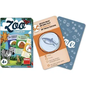 Hracie karty Kvarteto: ZOO Dino