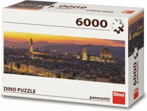 Puzzle Zlatá Florencia 6000 panoramic Dino