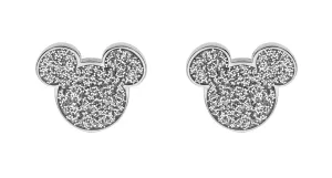 Disney Blyštivé oceľové náušnice Mickey Mouse E600186NSL.CS