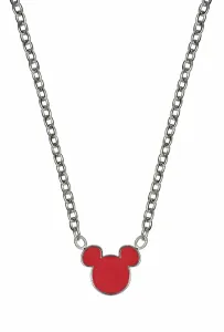 Disney Slušivý oceľový náhrdelník Mickey Mouse N600627L-157.CS