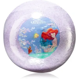 Disney The Little Mermaid Bath Bomb Purple bomba do kúpeľa pre deti Purple 100 g