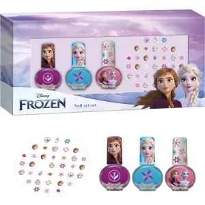 DISNEY Frozen 3 x lak na nechty + nálepky na nechty Darčeková súprava