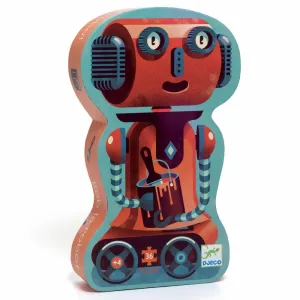 Puzzle v tvarovanej krabici: Robot Bob | DJECO