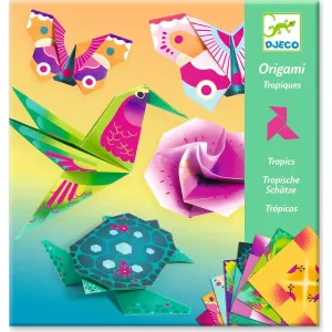Djeco Origami neónové Trópy