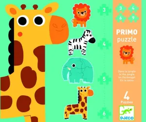 Primo puzzle pre najmenších Džungľa | DJECO