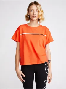 Tričká s krátkym rukávom pre ženy DKNY - oranžová #3152997