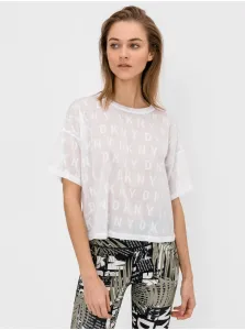 Tričká s krátkym rukávom pre ženy DKNY - biela #3159686