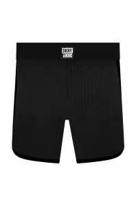 Detské krátke nohavice Dkny čierna farba, s nášivkou #8676330