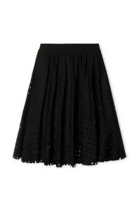 Dievčenská sukňa Dkny čierna farba, mini, áčkový strih