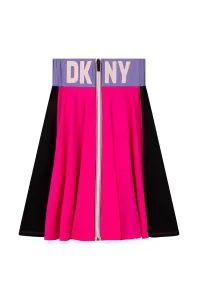 Dievčenská sukňa Dkny ružová farba, mini, áčkový strih #9484383