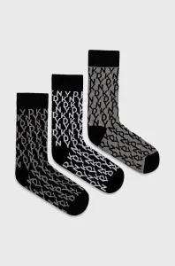 Ponožky Dkny pánske, čierna farba #170394