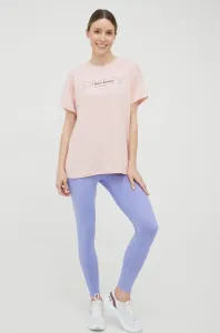 Bavlnené tričko Dkny ružová farba, #231986