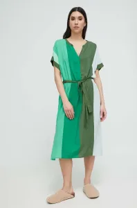 Plážové šaty Dkny dámske, zelená farba #8522087
