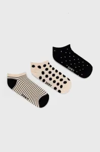 Ponožky Dkny dámske, čierna farba #171359