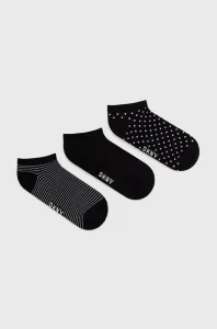 Ponožky Dkny dámske, čierna farba #197681